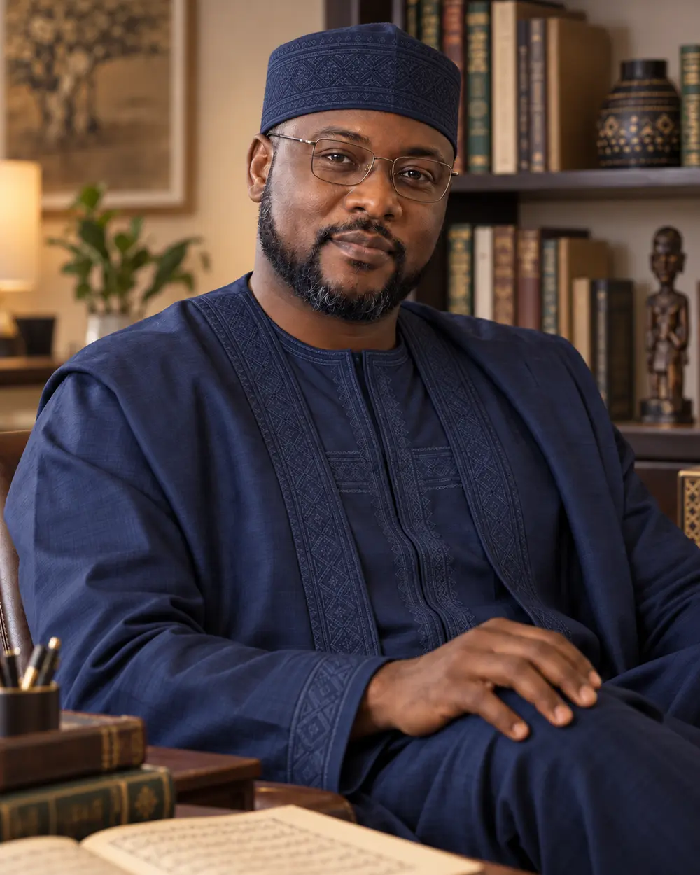 Portrait officiel de Mady, voyant marabout